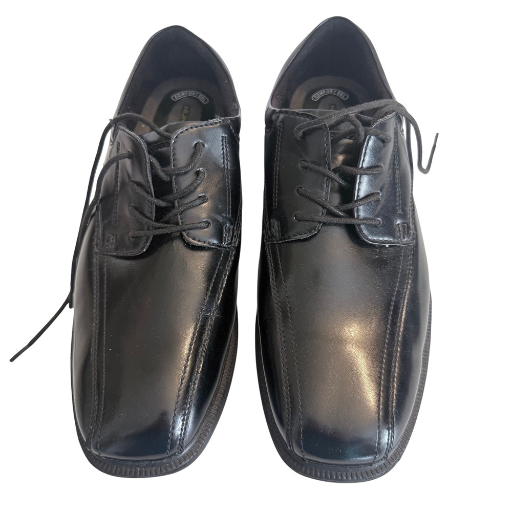 Nunn Bush‎ Kore Oxford Shoes Mens 11W Black Leather Comfort Gel Formal - Picture 2 of 6
